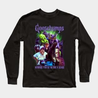 Goosebumps - Beware You're In For A Scare Long Sleeve T-Shirt